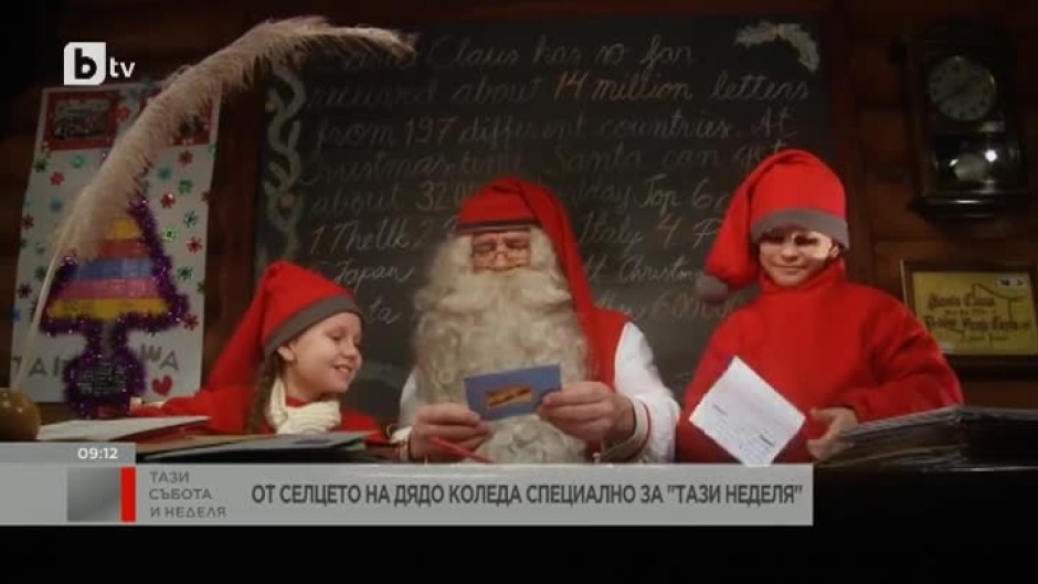 Къде е офисът на Дядо Коледа и колко писма от България има до момента там?