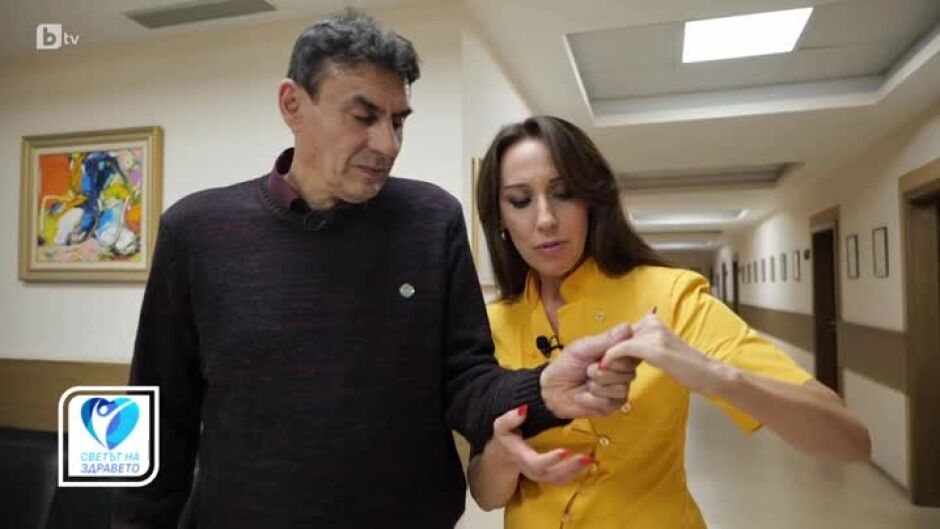 Георги Аврамов, който е с трансплантиран палец на ръката
