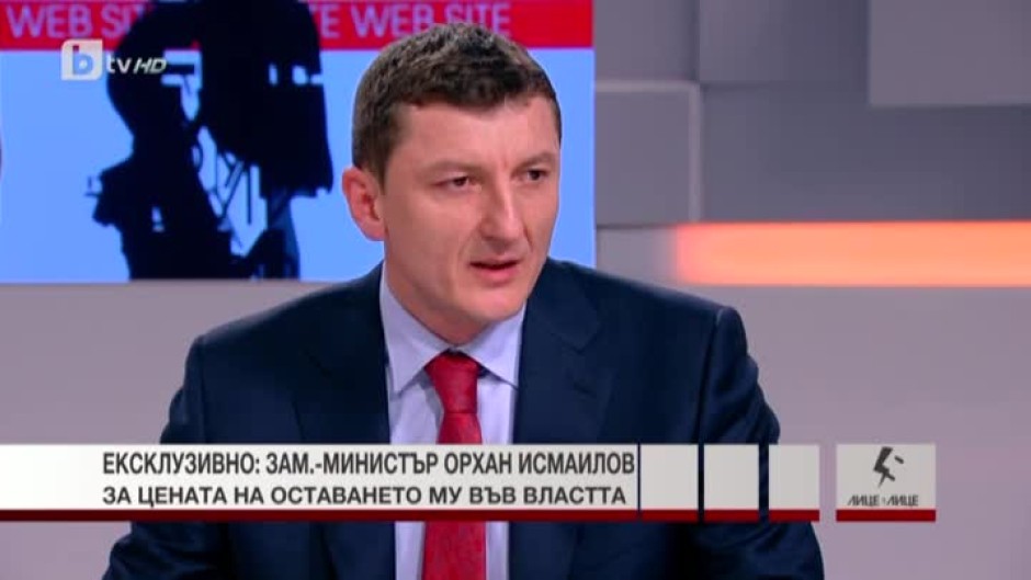 Зам.-министърът Орхан Исмаилов за цената на оставането му във властта