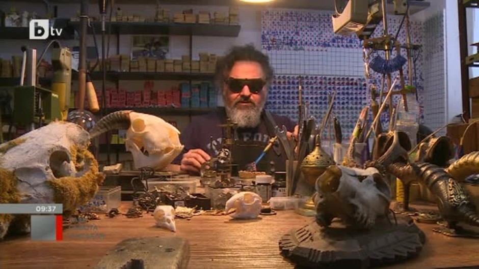 Пепи Арбов - един от най-големите колекционери на черепи в България