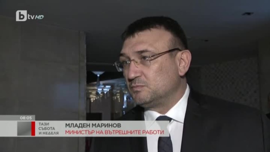 Младен Маринов: Няма нищо общо между случаите на обири тази седмица