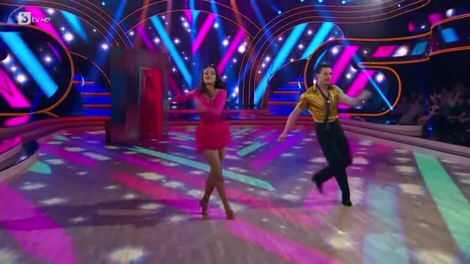 Виктор Стоянов и Михаела Павлова танцуват джайв