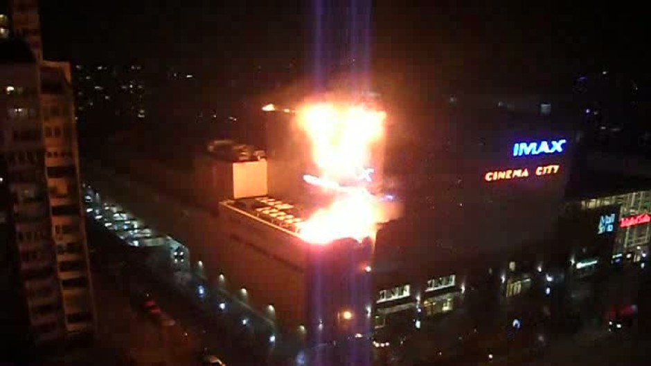 Пожар в столичен мол