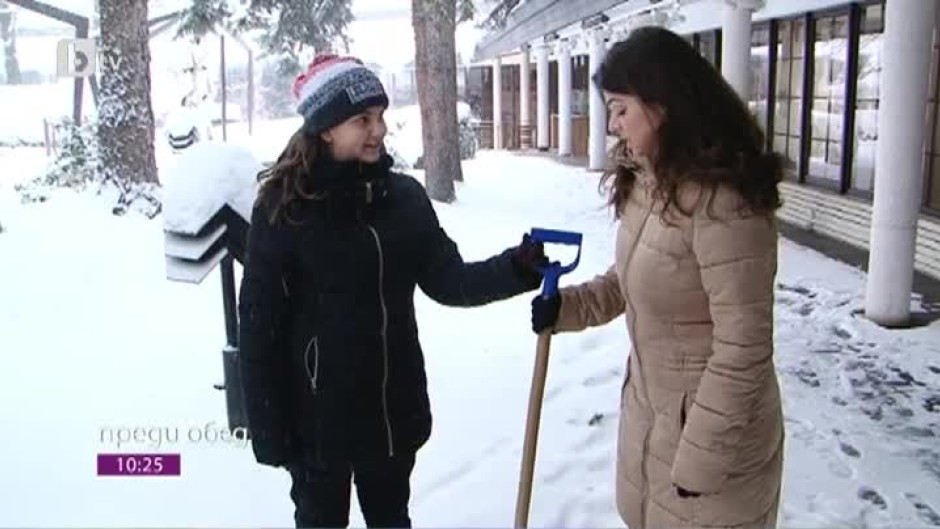 Предизвикателството „Промени се“: Забавна тренировка в снежните преспи