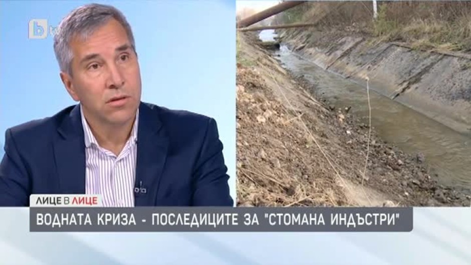 Константин Стаменов: „Стомана“ се захранва в момента с вода от алтернативен източник