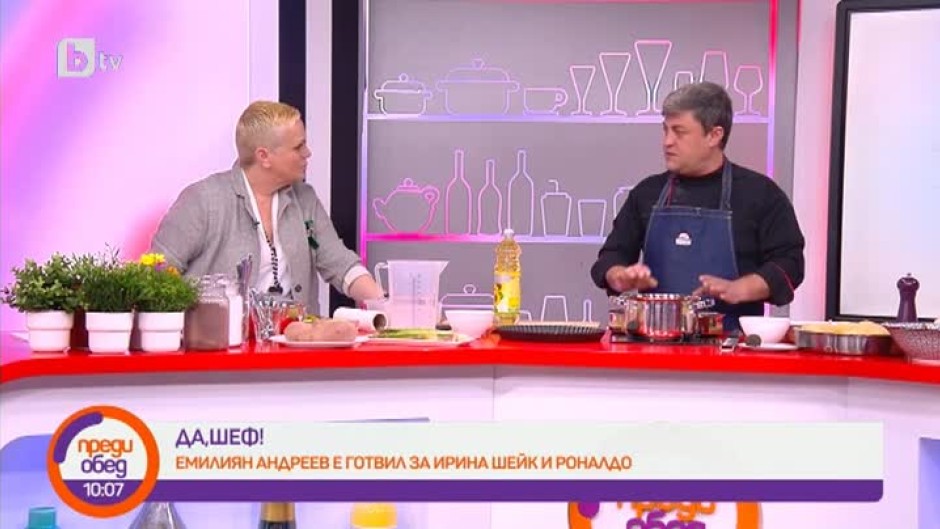 "Да, шеф!": Chef Емилиан Андреев приготвя "Млечно прасенце с картофен терин и слама от праз"