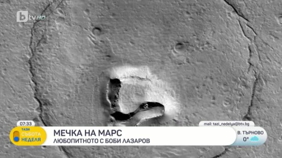 Вижте има ли мечка на Марс