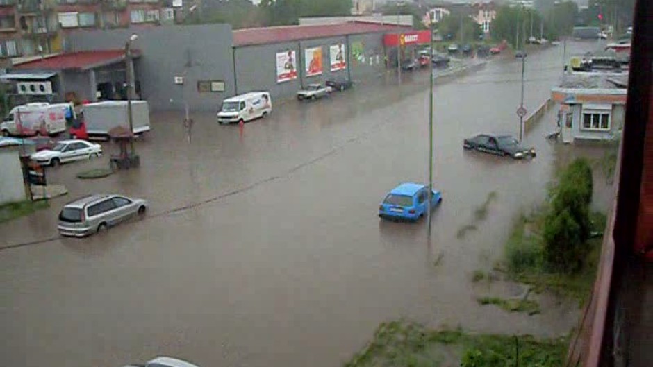 Наводнение в Лом