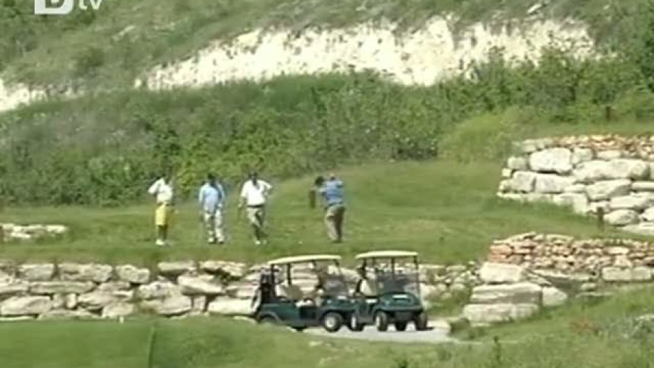 Световноизвестна телевизия с репортаж за голф игрището "Тhracian cliffs"
