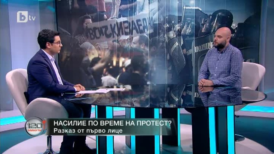 Живко Джамяров: Хора от протеста ме спасиха от биещите ме полицаи