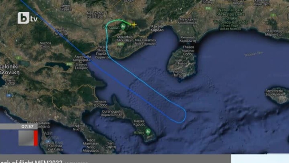 Товарен самолет се разби в Гърция