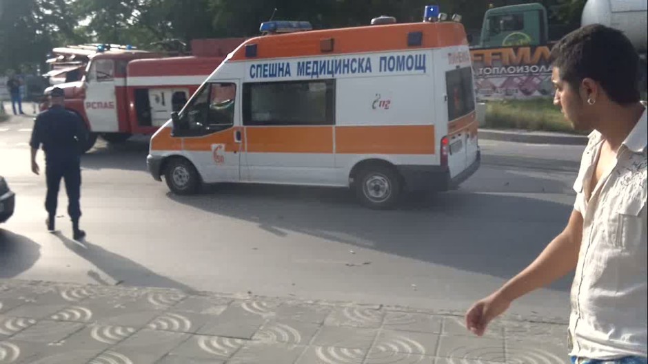 Взрив на метанова бутилка в Пловдив