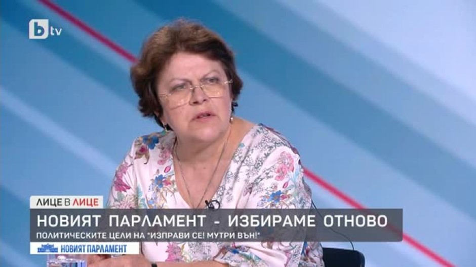 Татяна Дончева за политическите цели на "Изправи се! Мутри вън!"