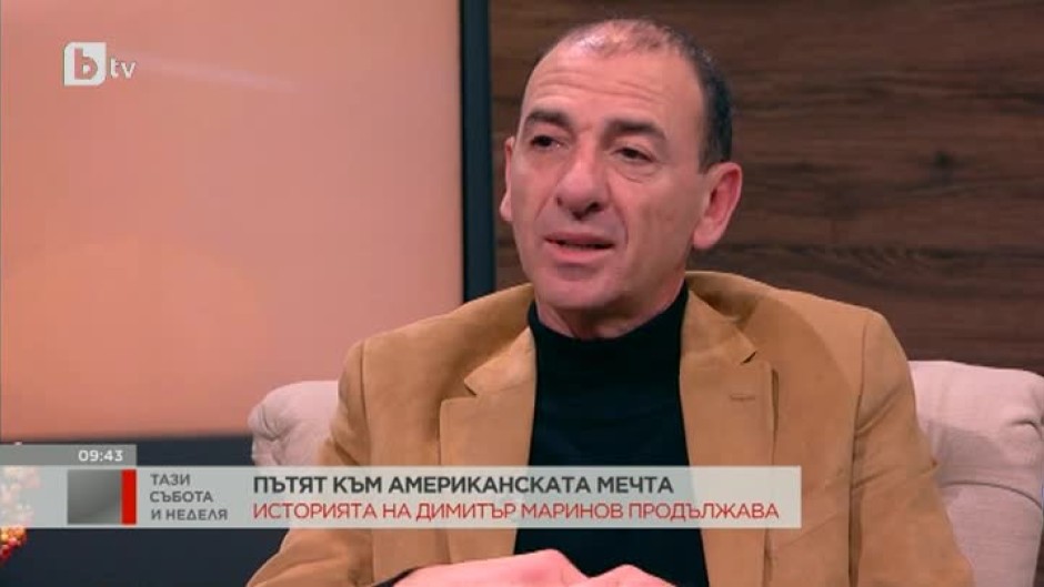 Димитър Маринов: Преди да тръгна за България, агентът ми ми предложи главна роля в сериал с 13 месеца договор