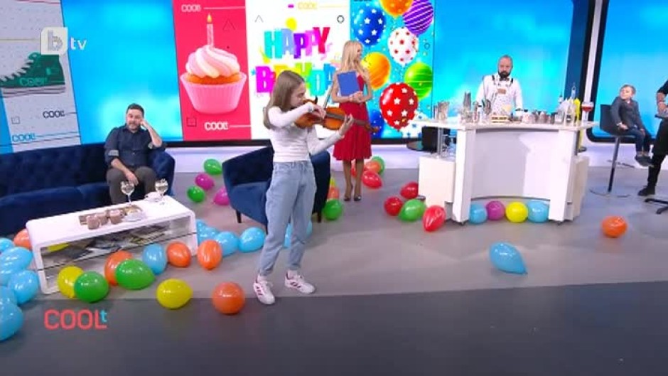 Диана Чаушева със специален музикален поздрав по случай рождения ден на "COOLt"