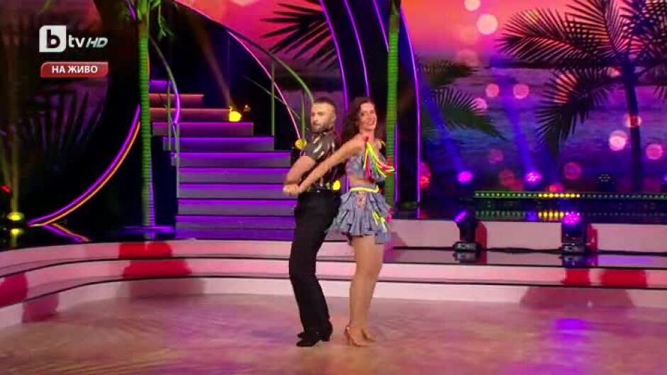 Валери Григоров и Дорина Стоянова - Ковачева танцуват салса