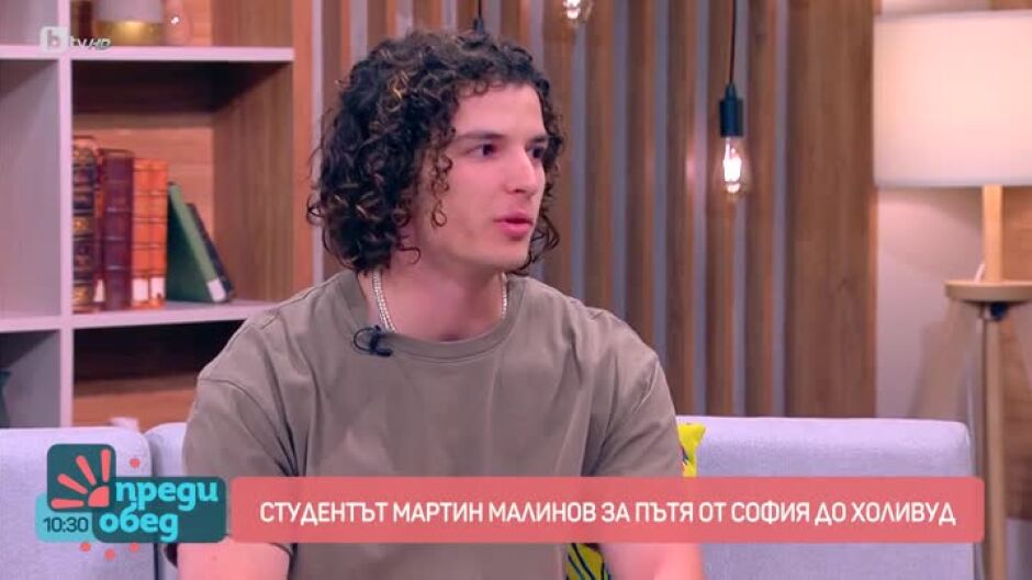 19-годишният Мартин Малинов, който спечели 5 награди в Кан