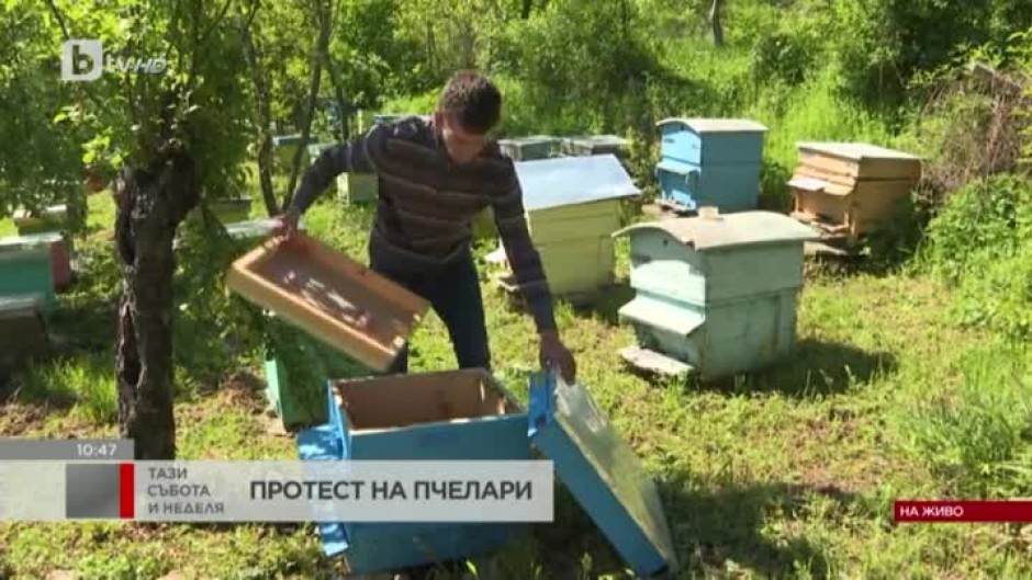 Протест на пчелари в Плевен