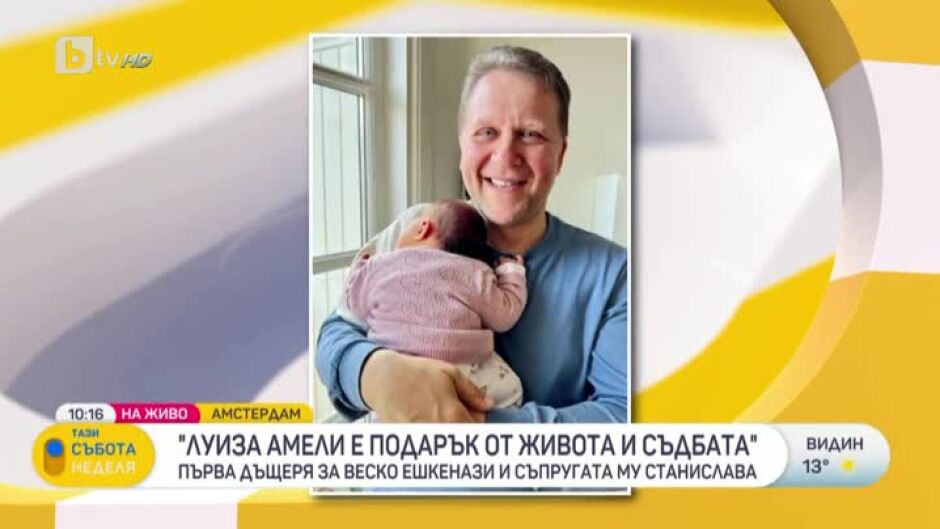 Веско Ешкенази стана баща за трети път