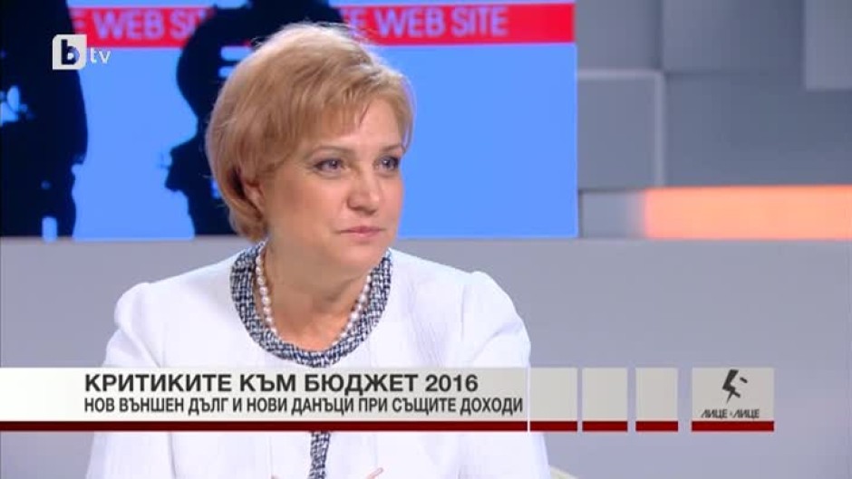 Менда Стоянова за цените на винетките, бюджет 2016 и реформите в МВР