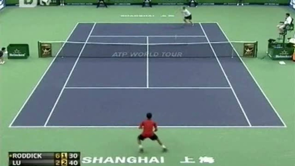 Анди Родик среща Григор Димитров в Шанхай