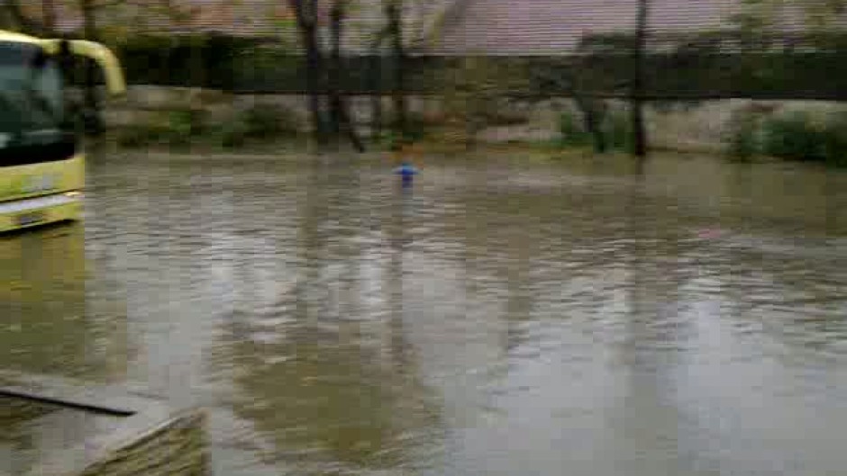 Наводнени улици в Сливен