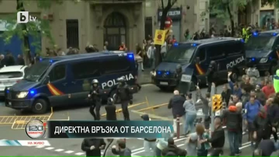 Над 300 души са ранени при сблъсъци с полицията на Испания по време на референдума в Каталуния