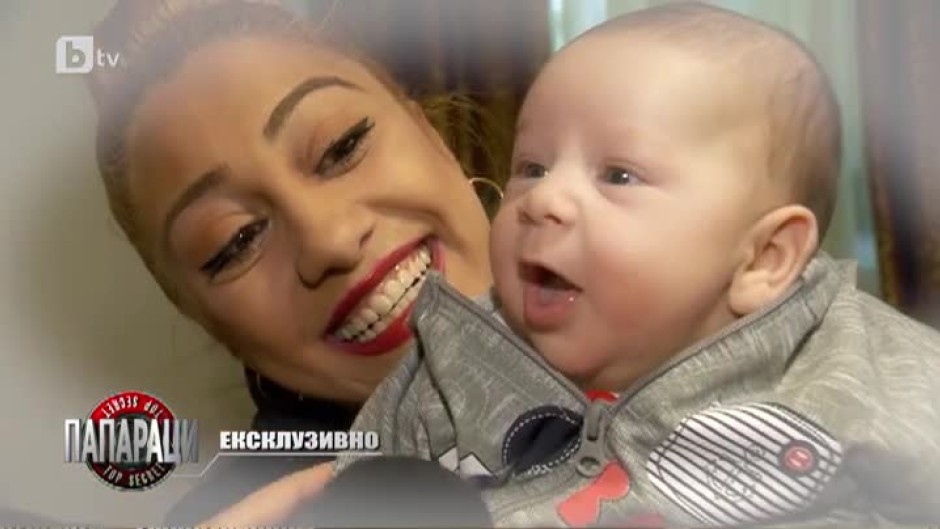 Роксана показа за първи път сина си в телевизионен ефир