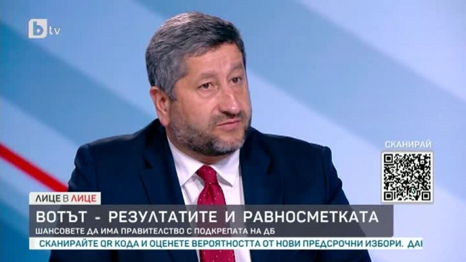 Христо Иванов: Коалиция във формат ГЕРБ-ДПС е рецепта за дестабилизация