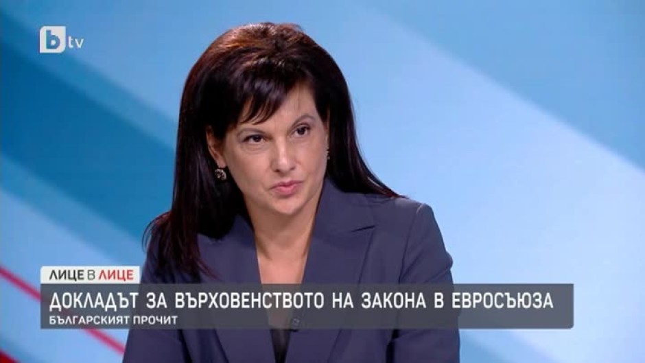 Даниела Дариткова: Докладът не е за това правителство, той е за България, такава, каквато я вижда Европа