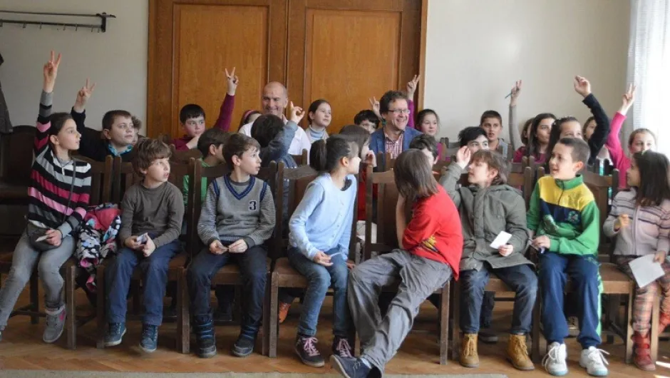 Веско Пантелеев-Ешкенази се срещна с ученици  от НМУ “Любомир Пипков”