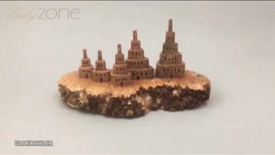 Хипнотизиращо – миниатюрни замъци от дърво, които изчезват с едно движение (ВИДЕО)