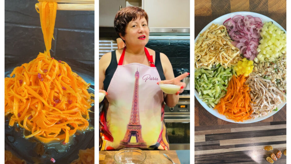 #Saladeria: Лидия Петкова с рецепта за Морковена слата по корейски и салата Калейдоскоп