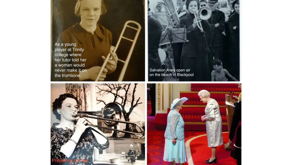 Почина първата дама - водач на тромбоните в Оркестър Хале 