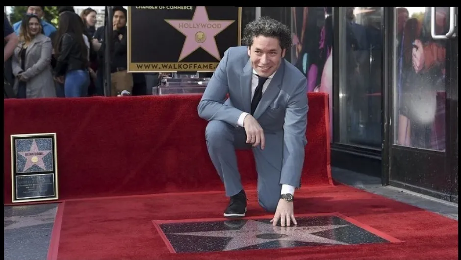 Густаво Дудамел получи звезда на Алеята на славата в Холивуд 