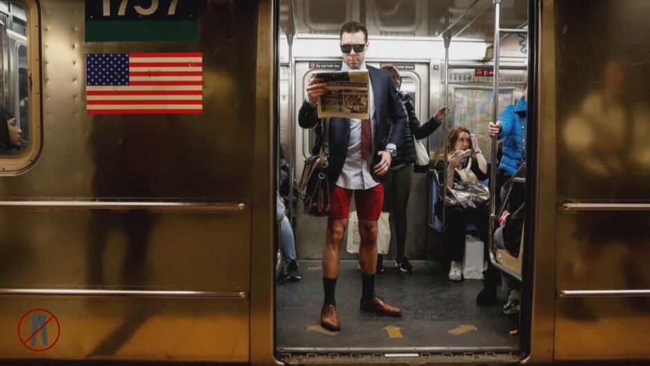 Ден без панталони в метрото (ВИДЕО)