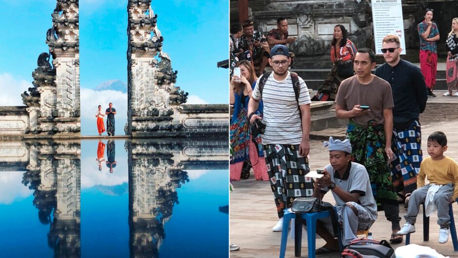 Как популярна дестинация в Бали се оказа "фалшифицирана" от инфлуенсърите (СНИМКИ)