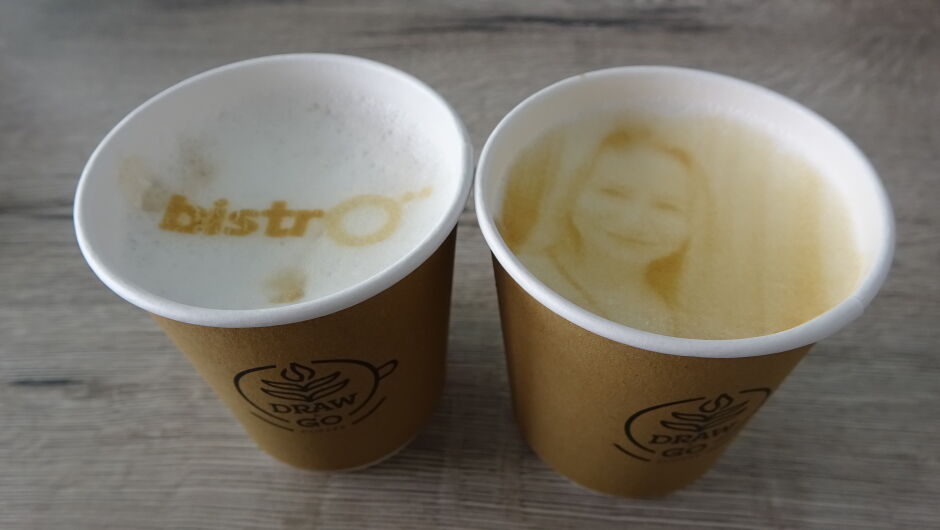 Draw&Go Coffee - избираш снимка и ти я принтират в кафето