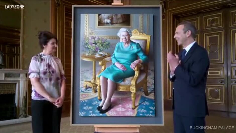 Представиха нов портрет на британската кралица Елизабет Втора (ВИДЕО)