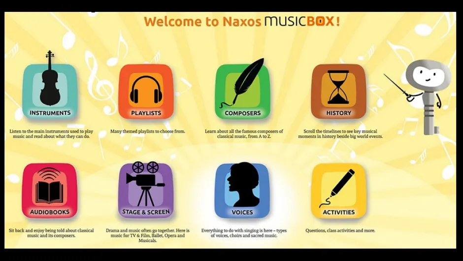 Naxos създаде Naxos Music Box – специално за по-младите очи и уши