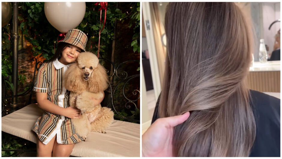 Николета Лозанова боядисва косата на 12-годишната си дъщеря (ВИДЕО)
