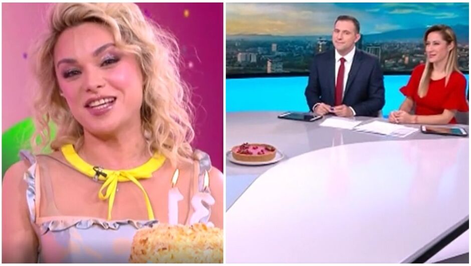 ЧРД: Рая Пеева и Биляна Гавазова получиха торти в ефир