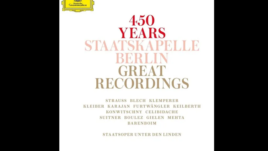 Щатскапеле Берлин чества 450 години с 15 компактдиска