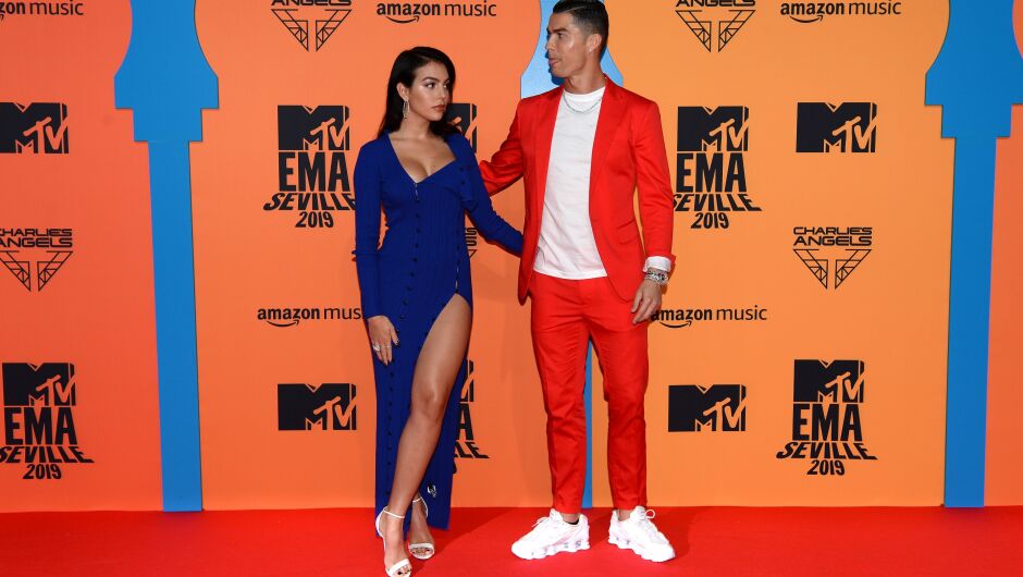 Роналдо и Джорджина предизвикаха фурор на европейските награди на MTV (ВИДЕО)