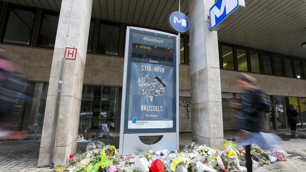 Метростанция "Малбек" в Брюксел работи отново 33 дни след атентатите 