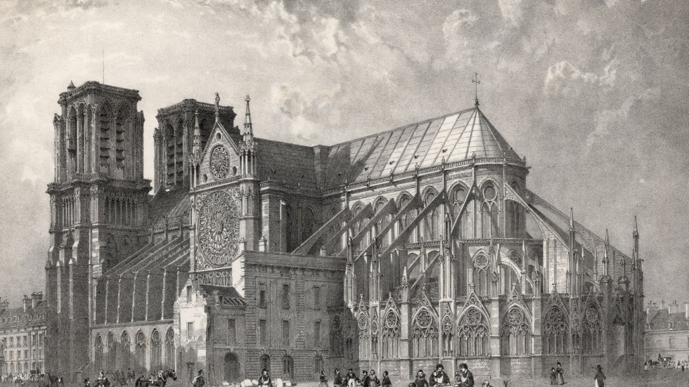 Историята на катедралата „Нотр Дам“ в снимки