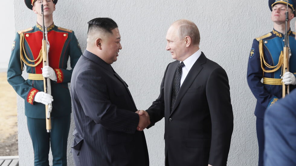 Путин и Ким Чен-ун разговаряха за първи път