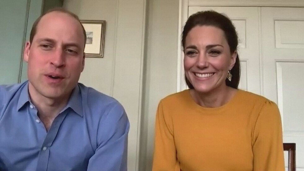 Кралска изненада: Уилям и Кейт разговаряха с деца, чиито родители са на първа линия в борбата с COVID-19