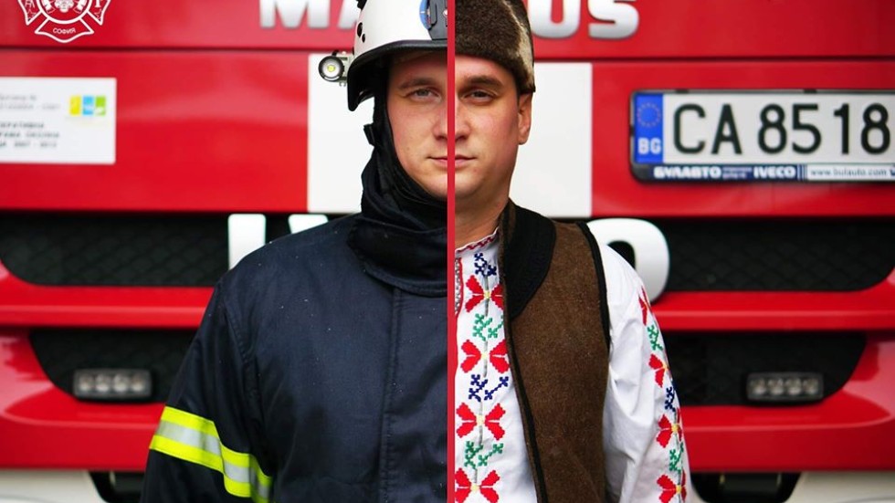 Петър Мизюрев, героят в пожарникарска униформа и в носия: Гайдата звучи най-добре сред природата