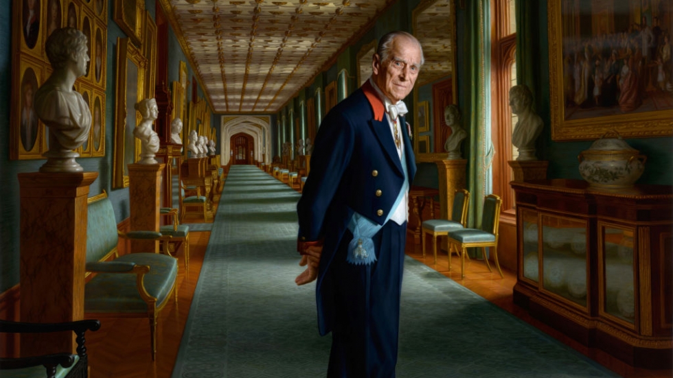 Последният официален портрет на принц Филип – защо е заснет в точно този коридор на Уиндзор?